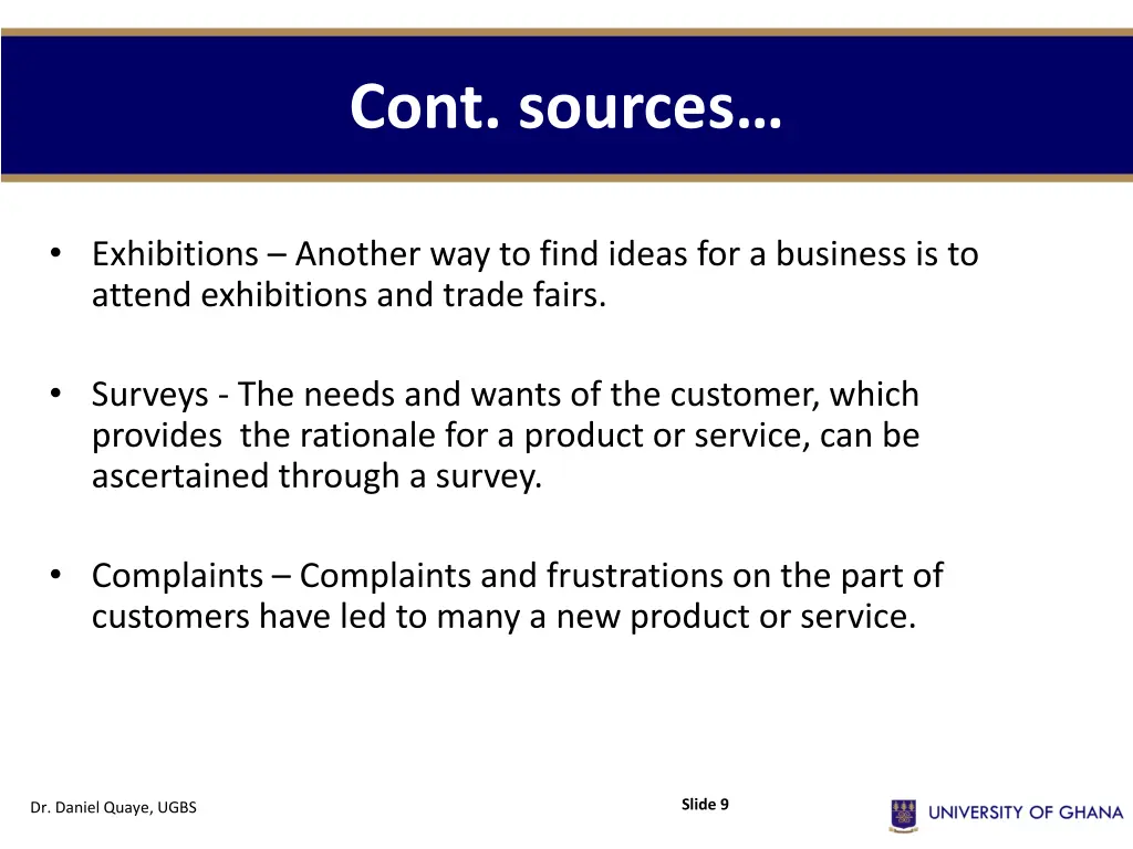 cont sources