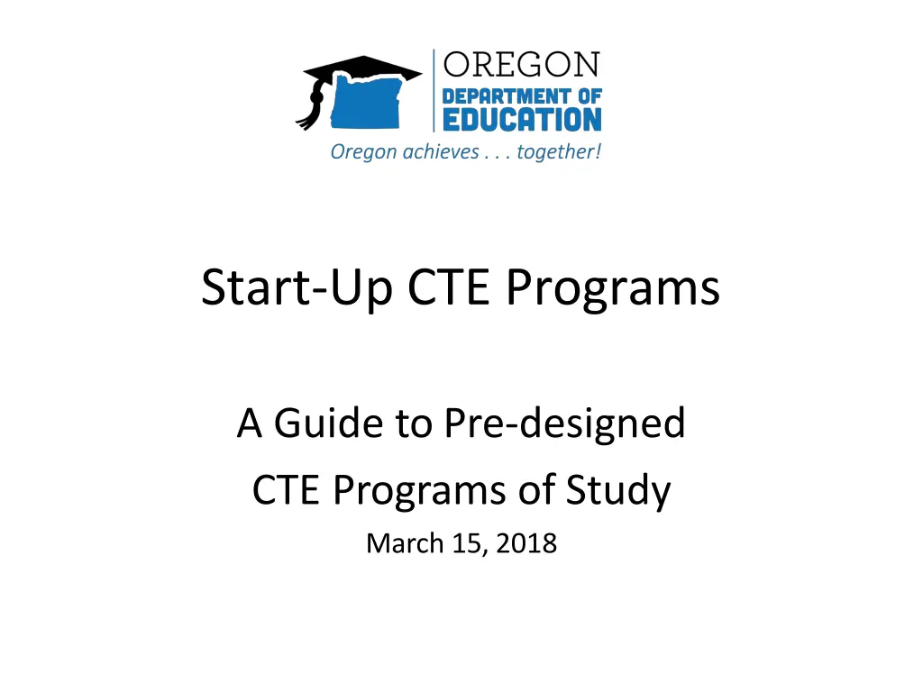 start up cte programs