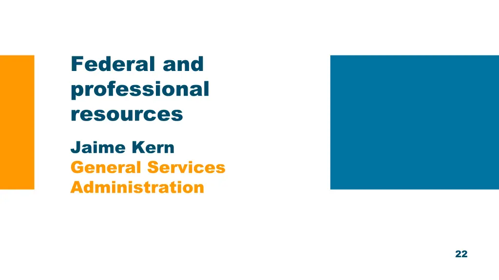 federal and professional resources jaime kern