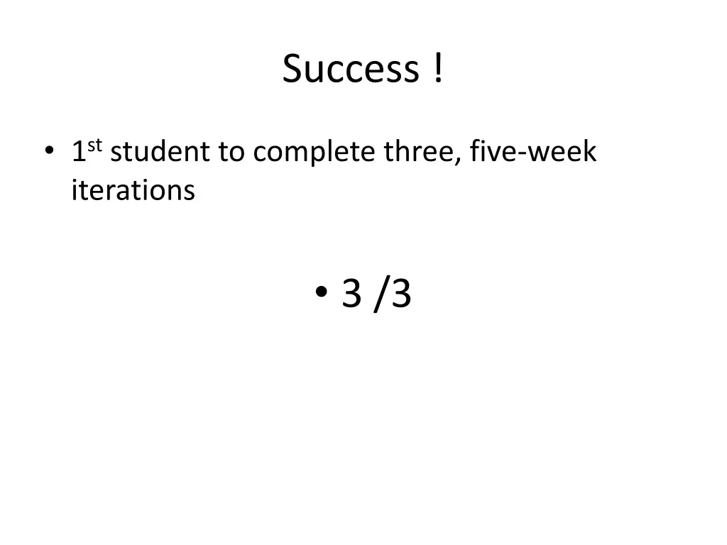 success