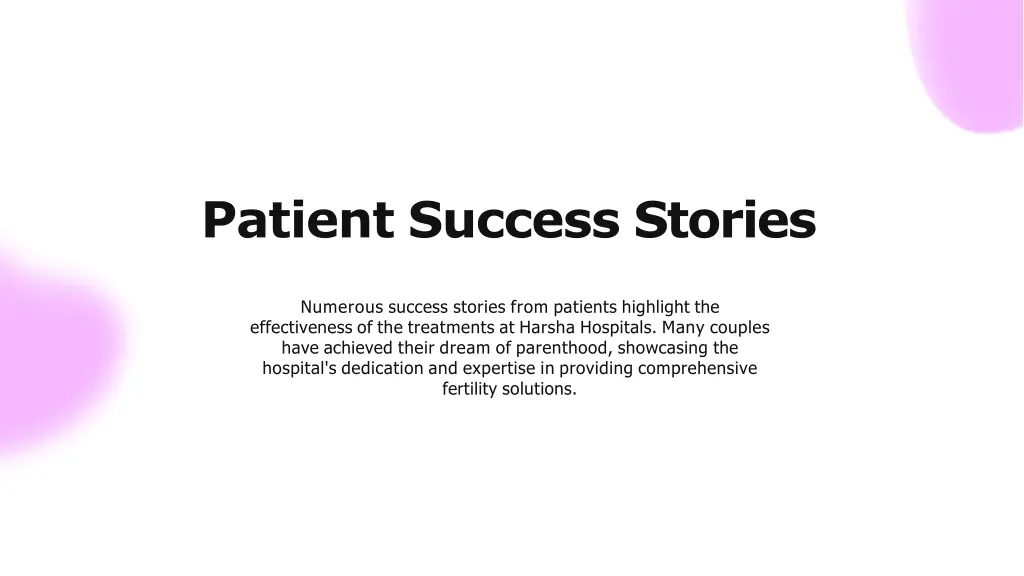 patient success stories