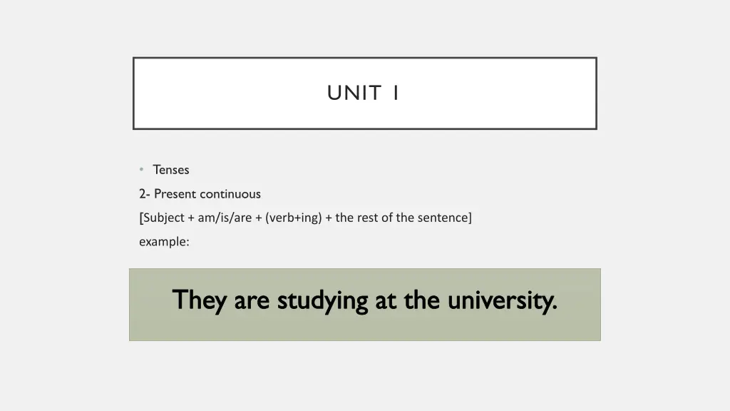 unit 1 1