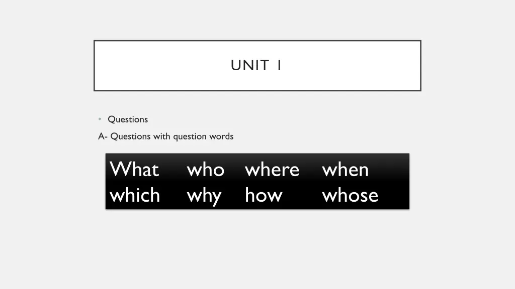 unit 1 5
