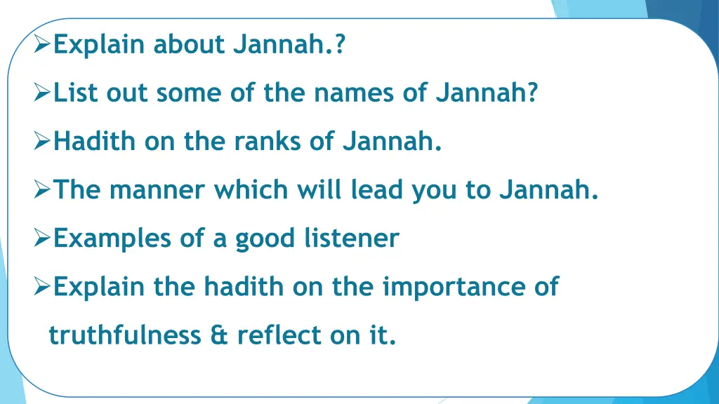 explain about jannah