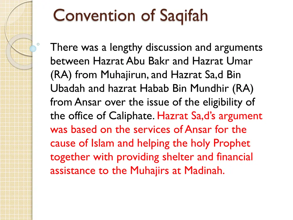 convention of saqifah 2