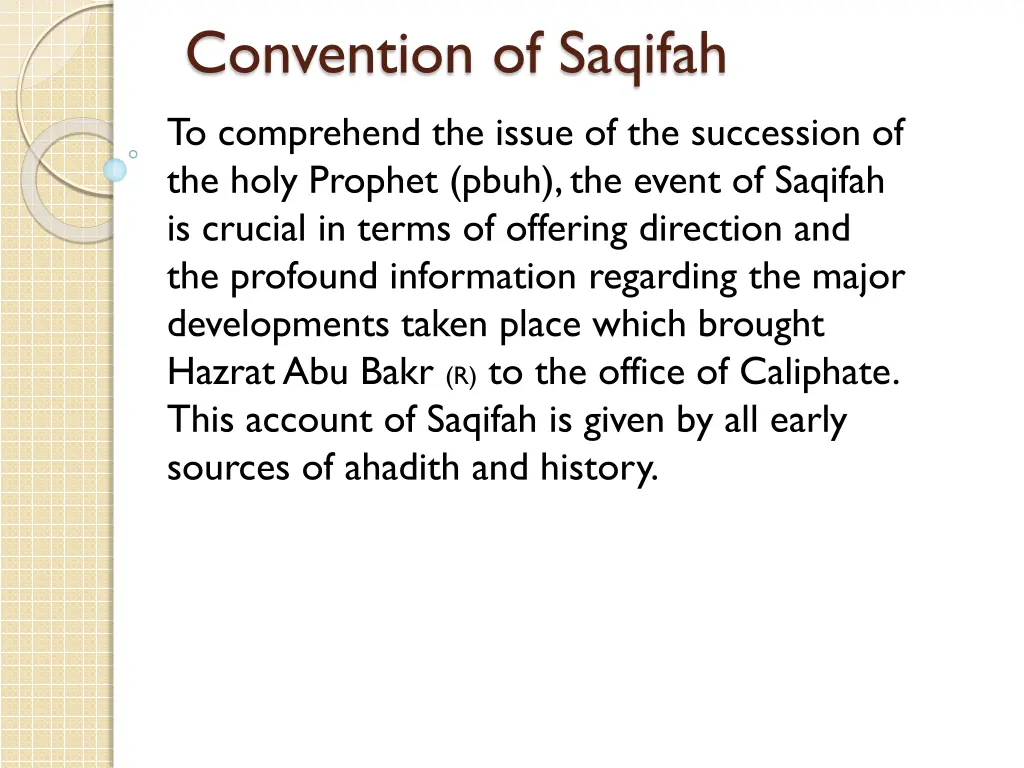 convention of saqifah