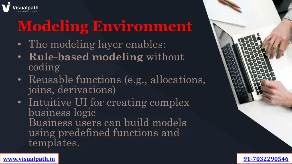 modeling environment the modeling layer enables