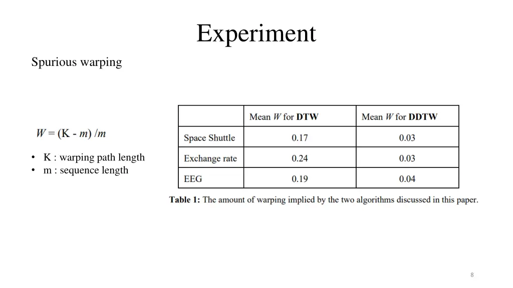 experiment 1