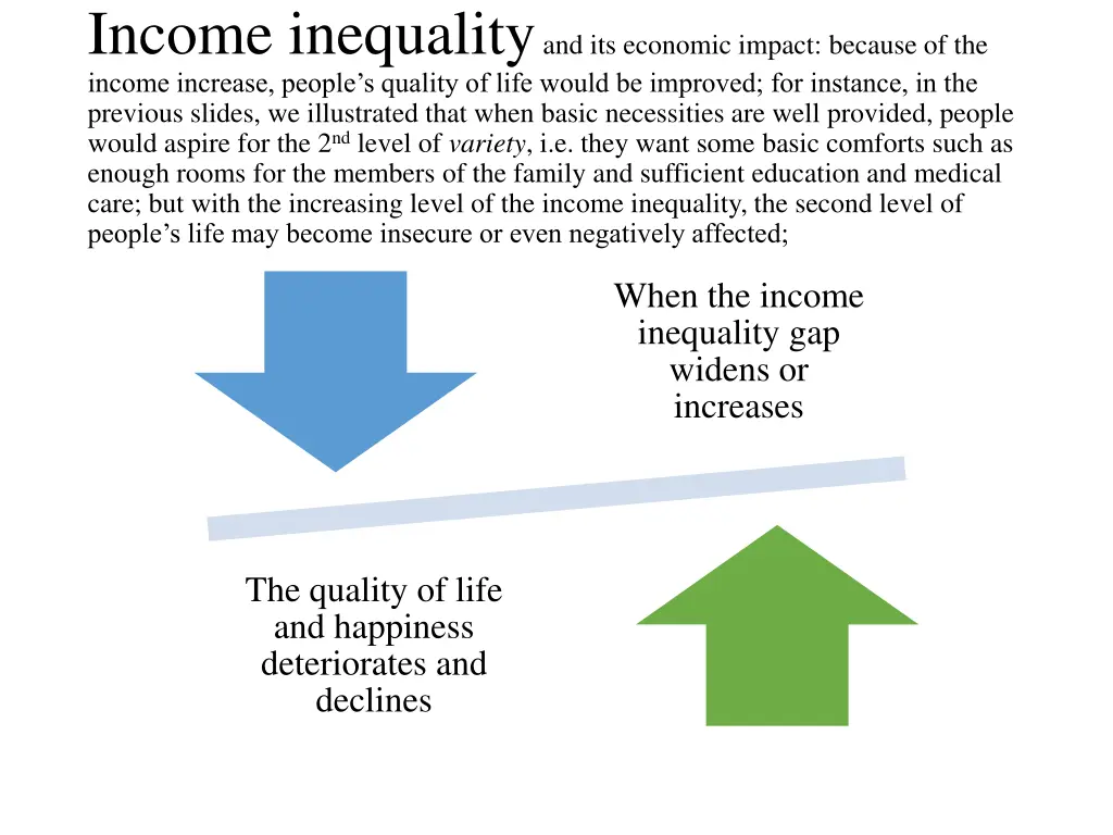 income inequality and its economic impact because