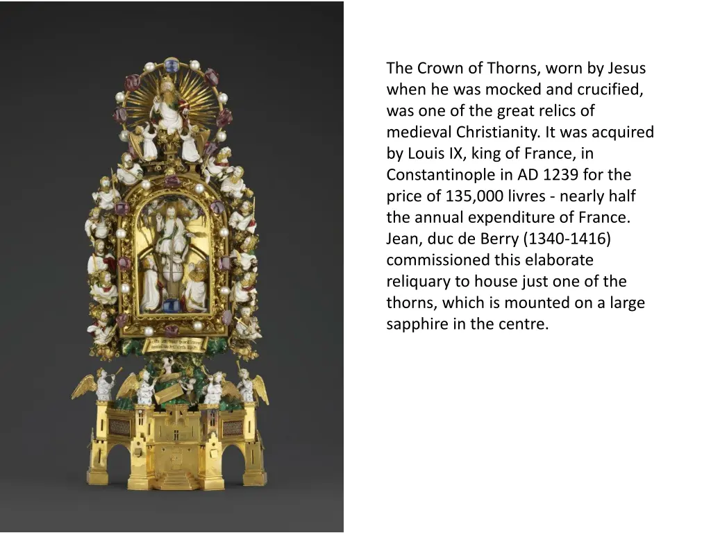 the crown of thorns worn by jesus when