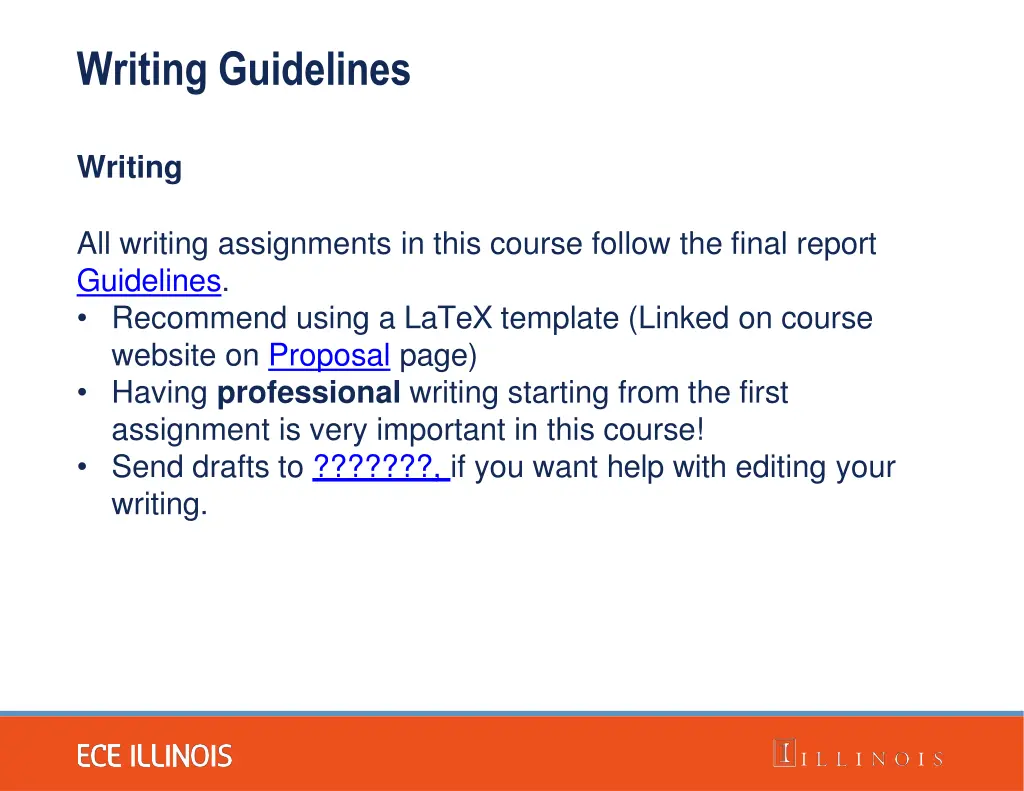 writing guidelines