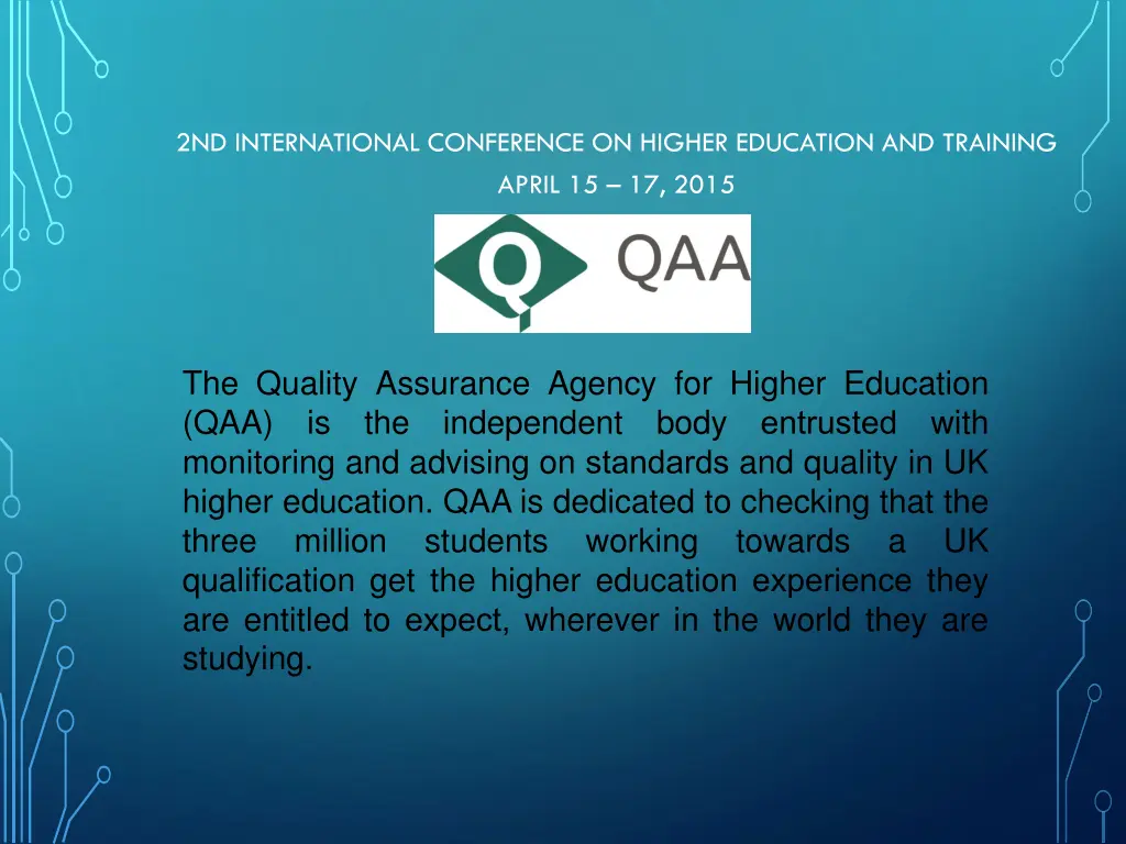 2nd international conference on higher education 2