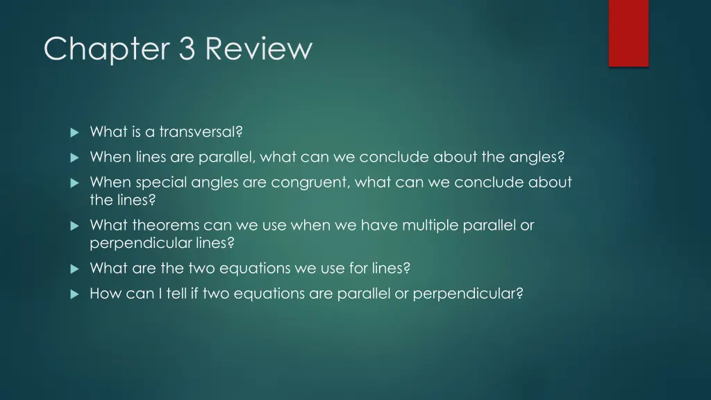 chapter 3 review
