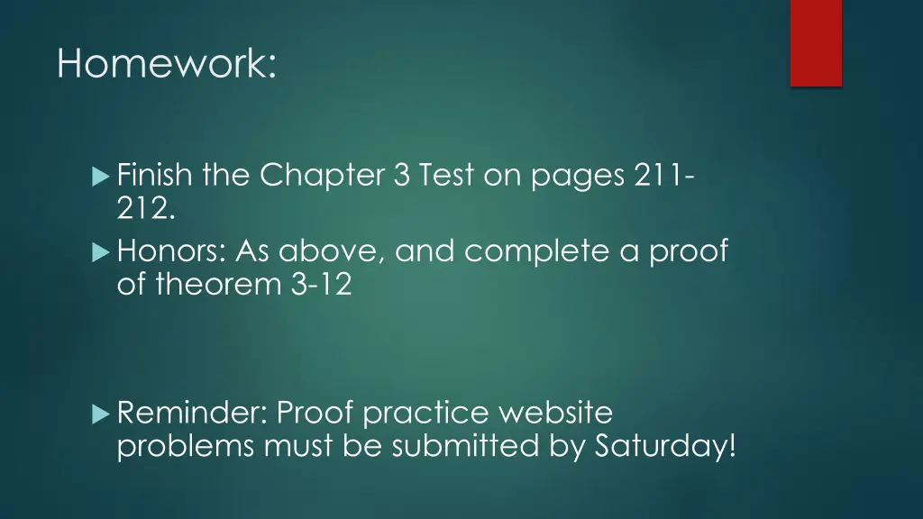 homework