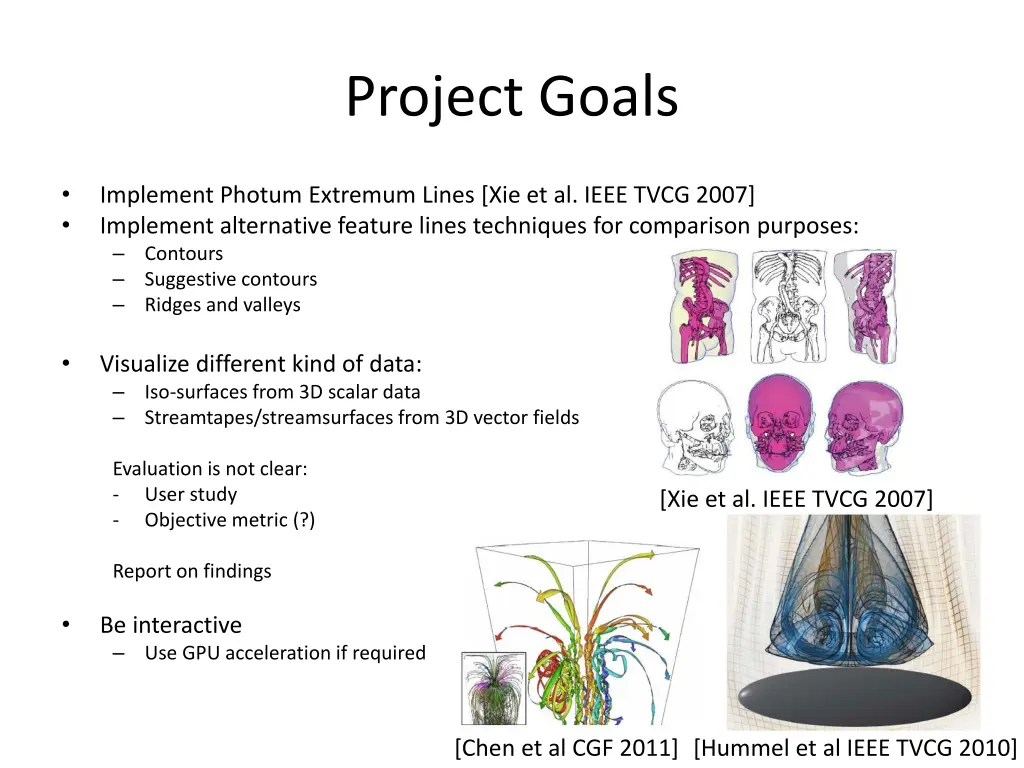 project goals