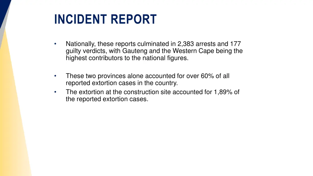 incident report 1