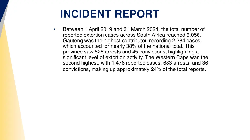 incident report