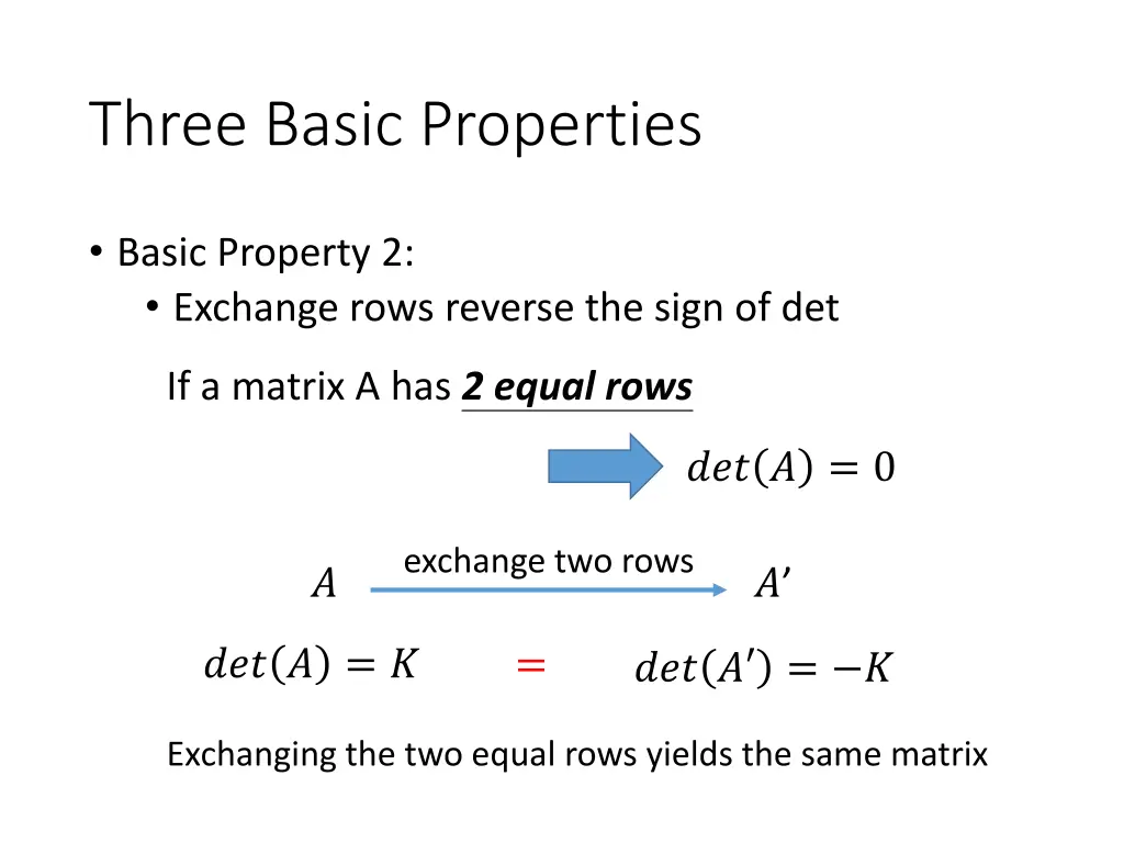 three basic properties 2