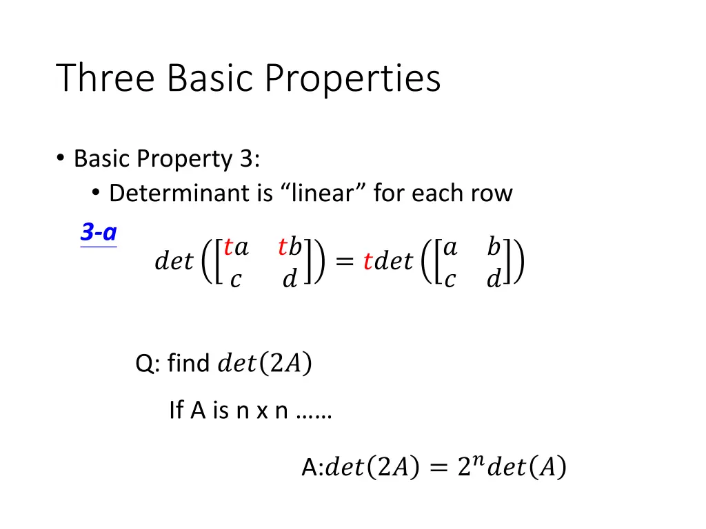 three basic properties 4