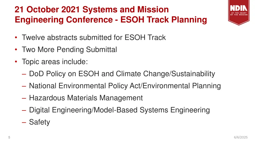 21 october 2021 systems and mission engineering