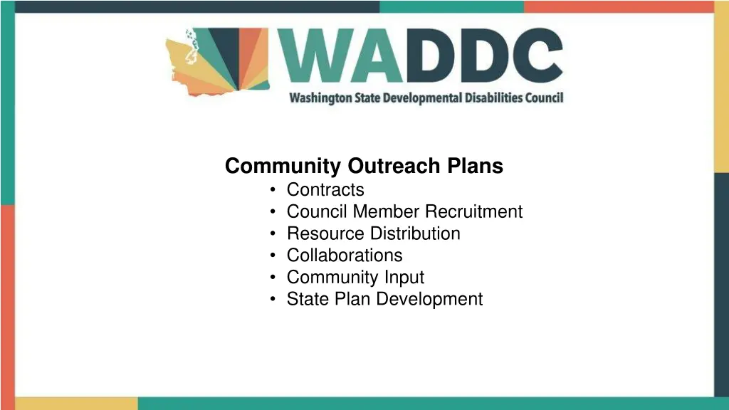 community outreach plans contracts council member