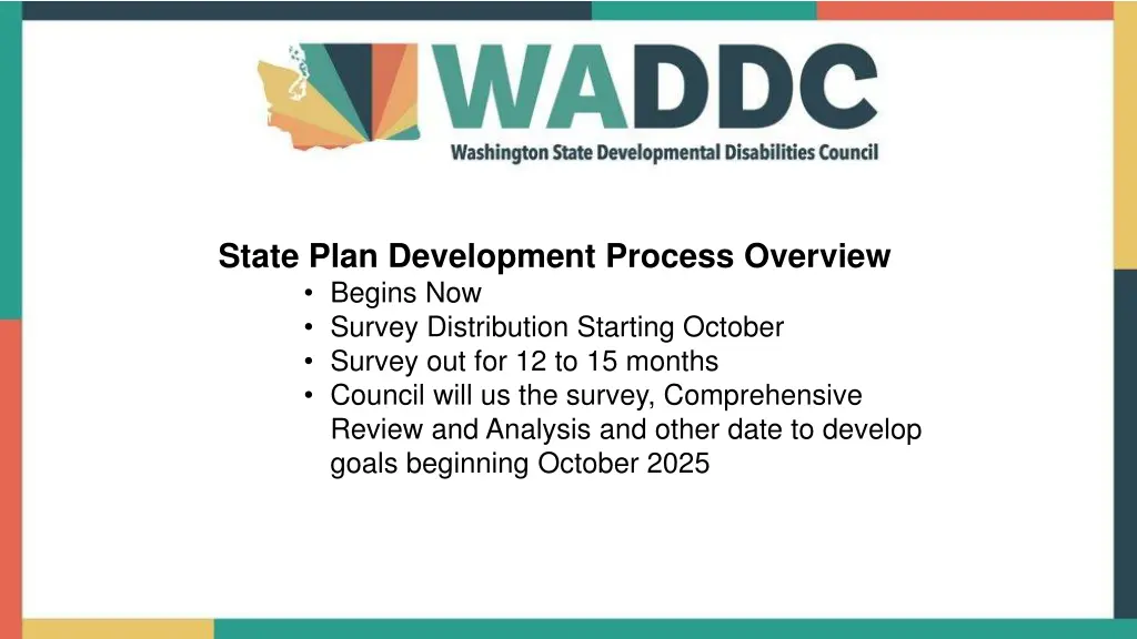 state plan development process overview begins