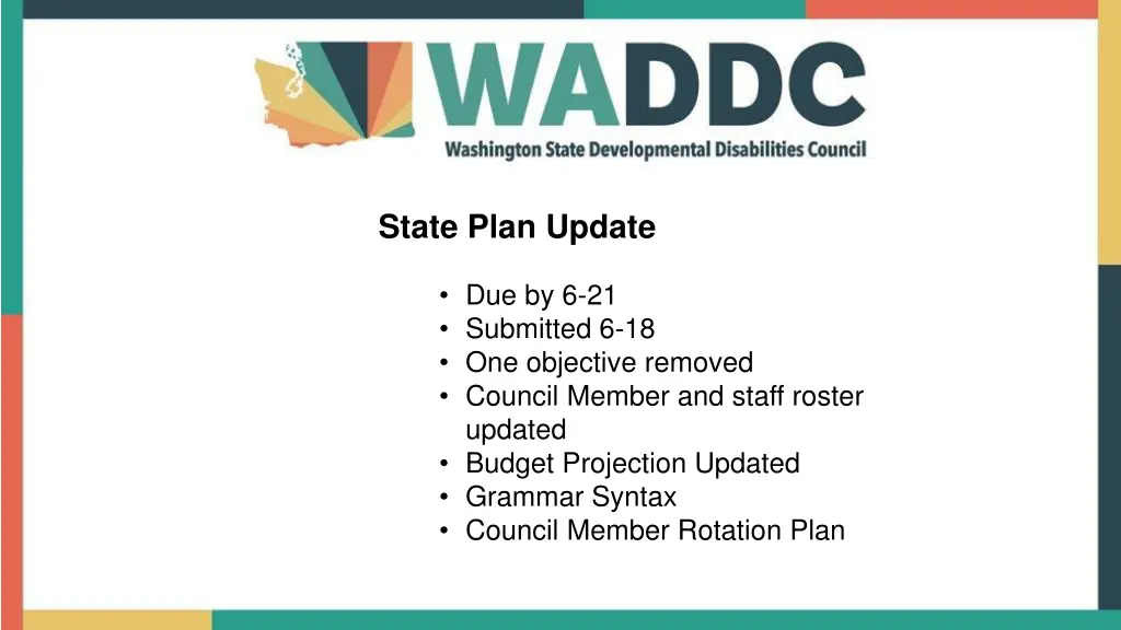 state plan update