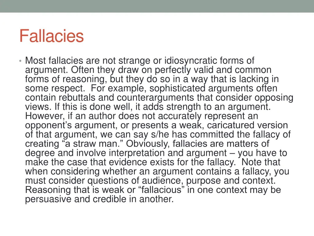 fallacies 1