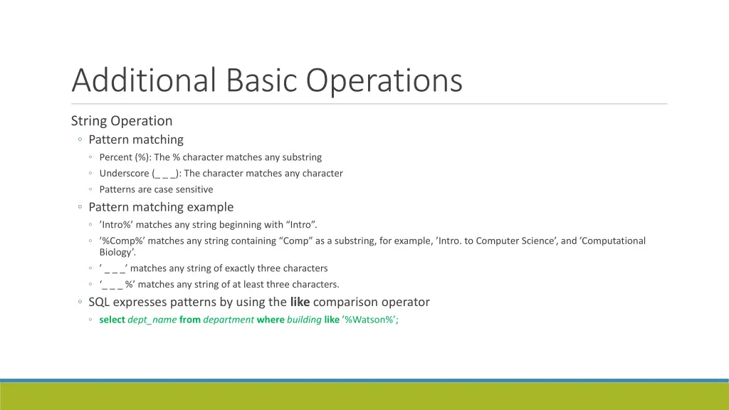 additional basic operations 3