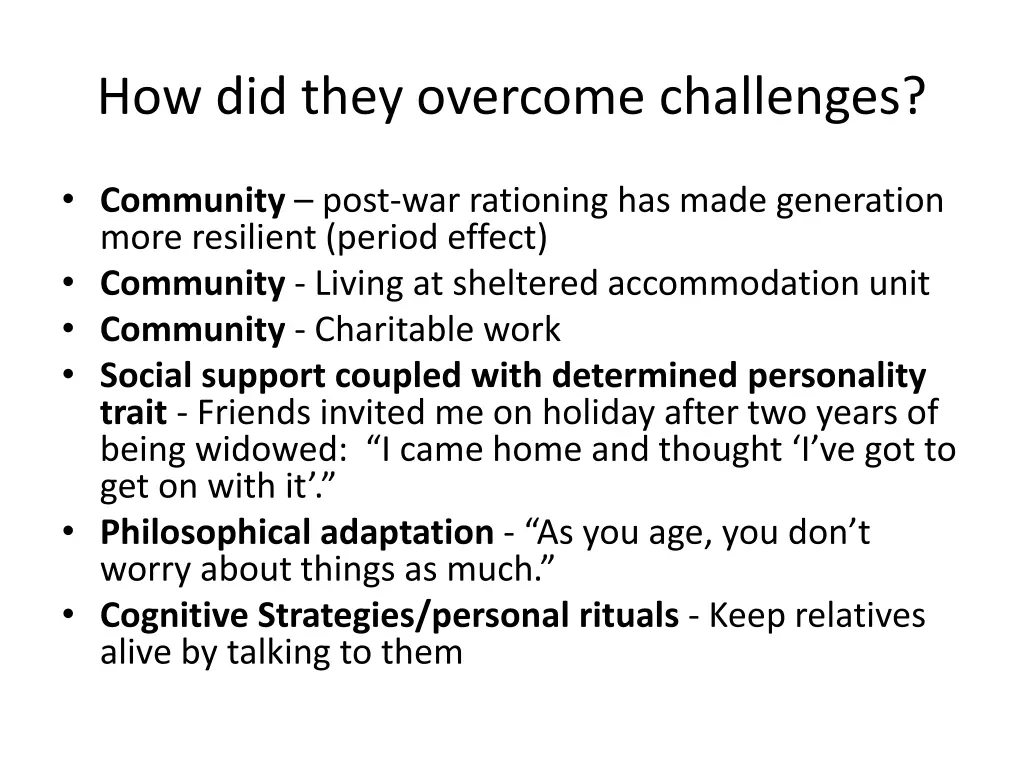 how did they overcome challenges