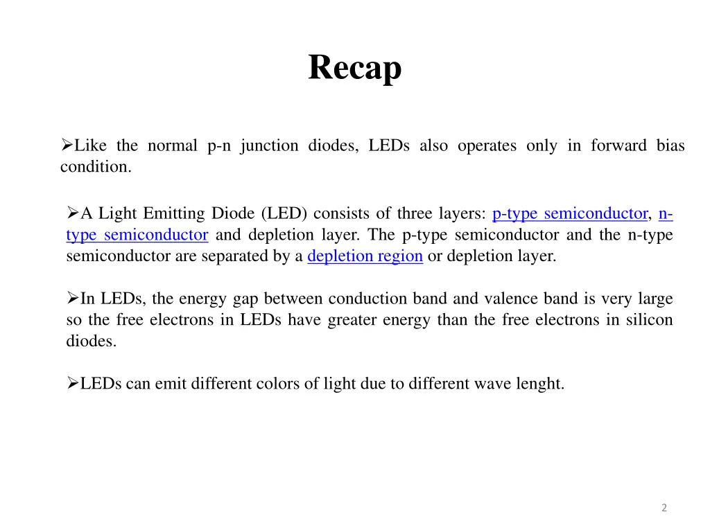 recap