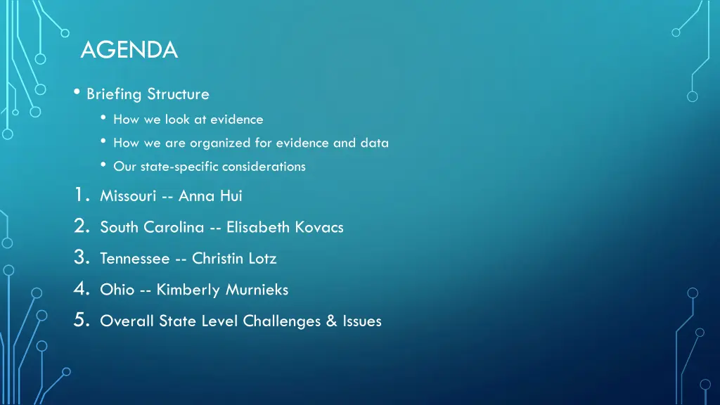 agenda