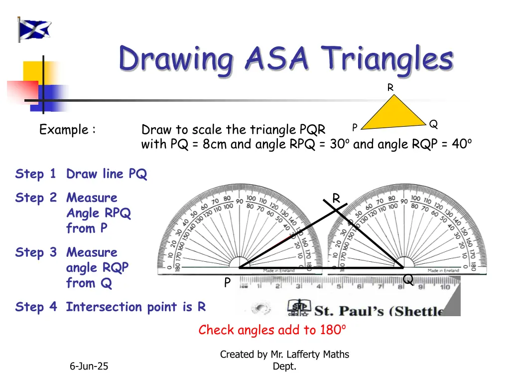 drawing asa triangles 2