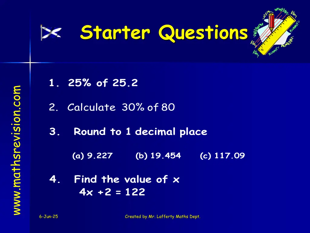 starter questions