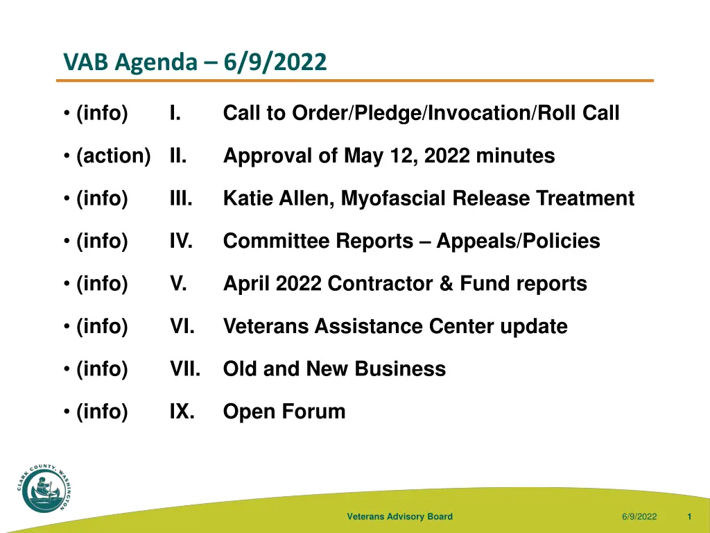 vab agenda 6 9 2022