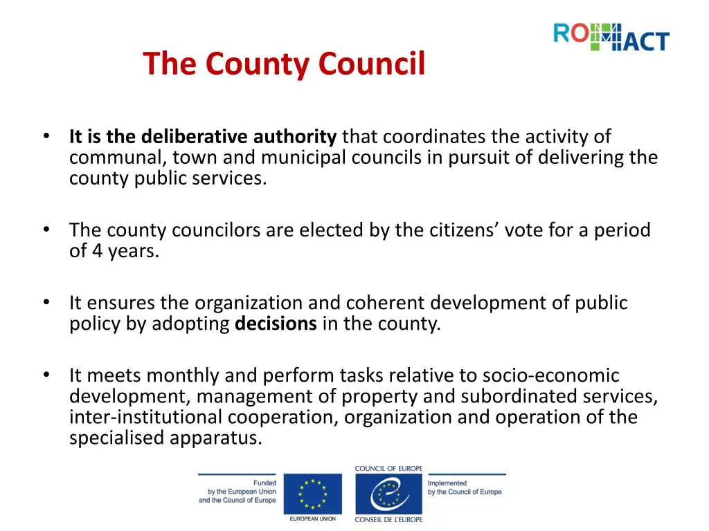 the county council