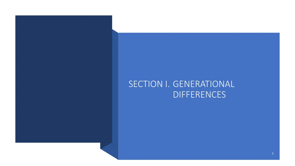 section i generational differences