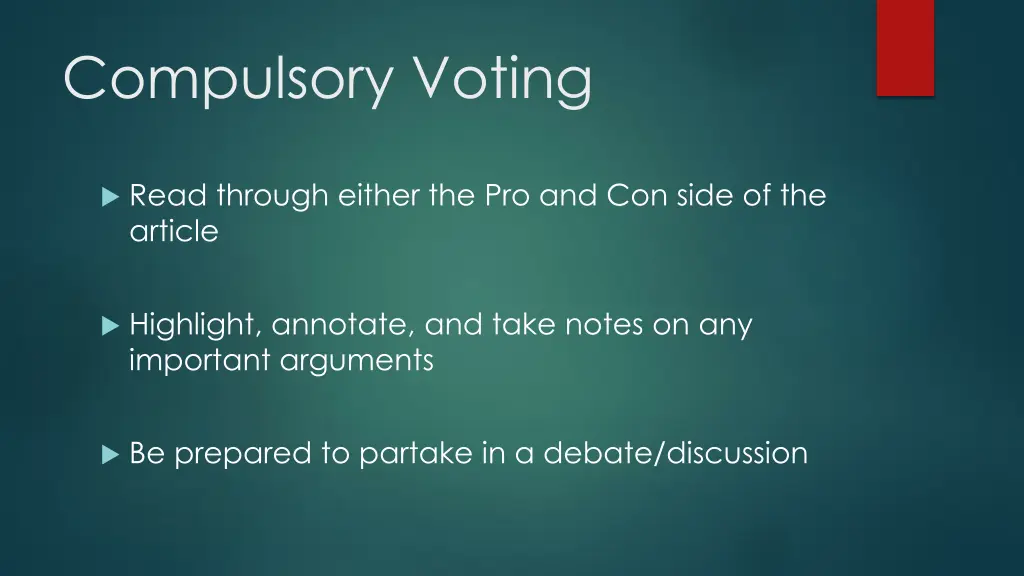 compulsory voting 1