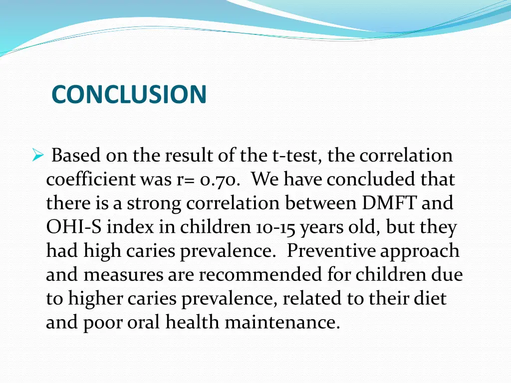 conclusion