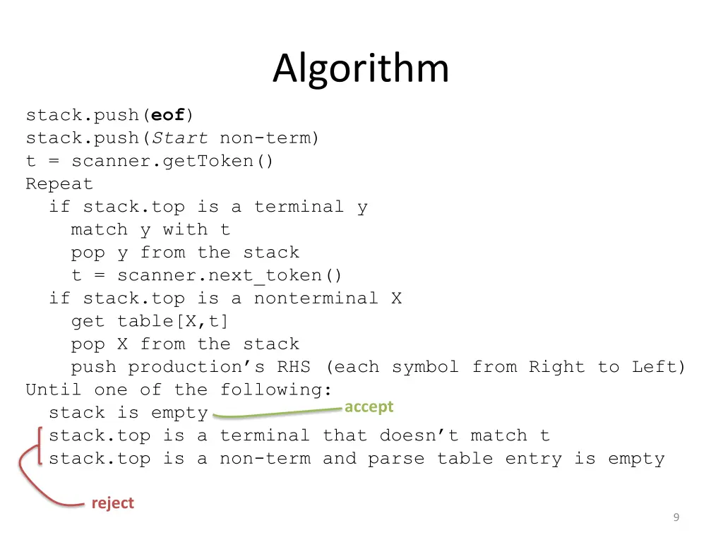 algorithm