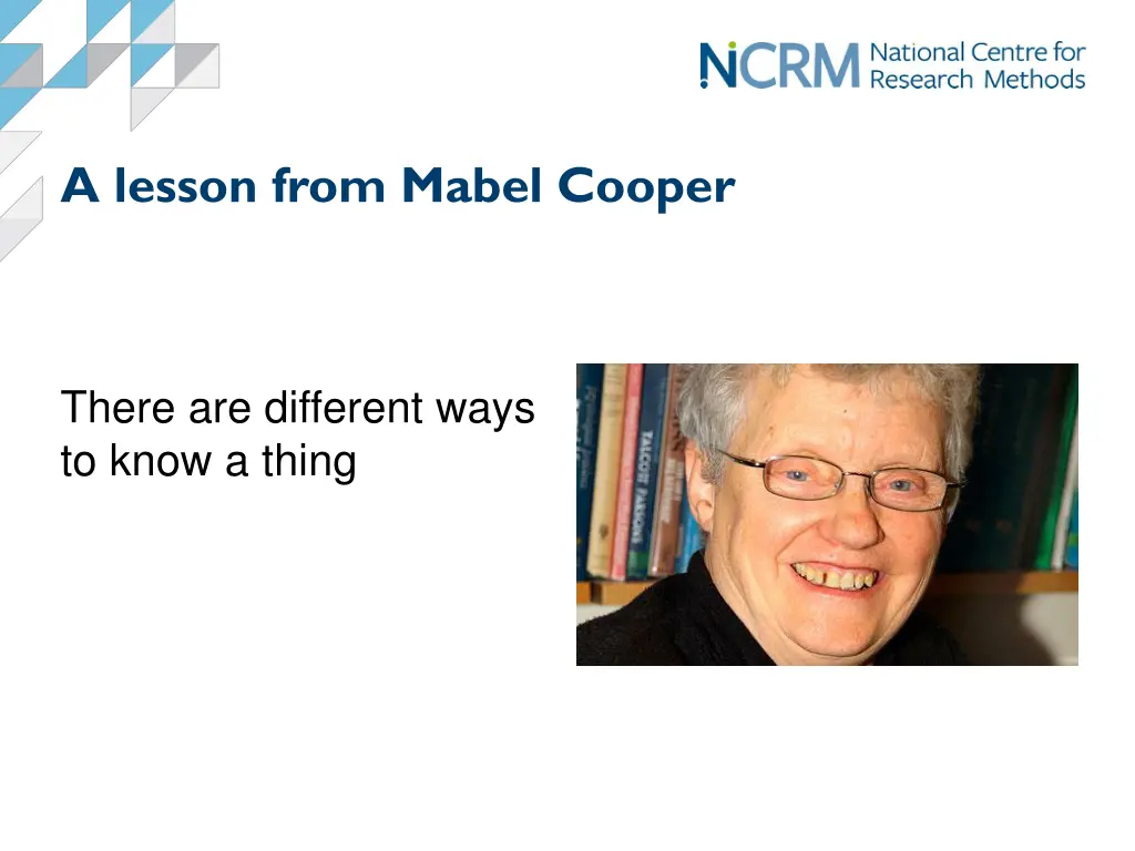 a lesson from mabel cooper