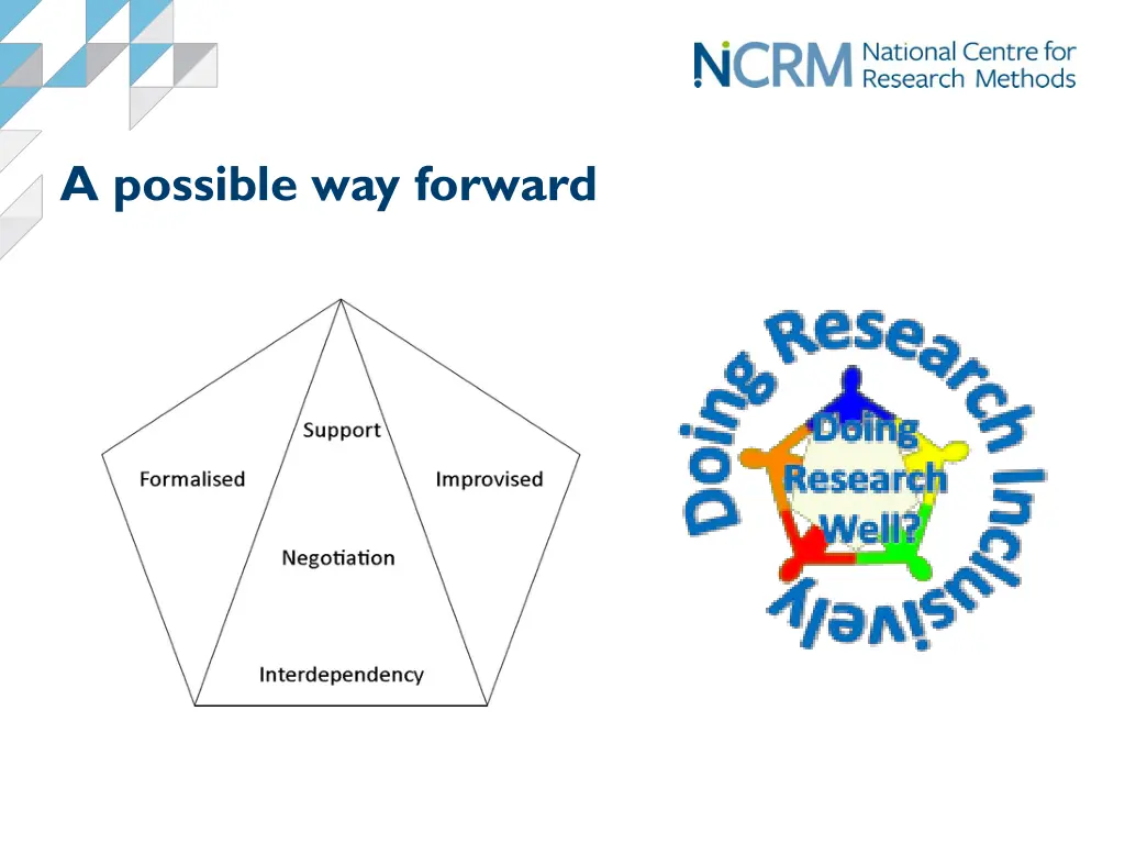 a possible way forward
