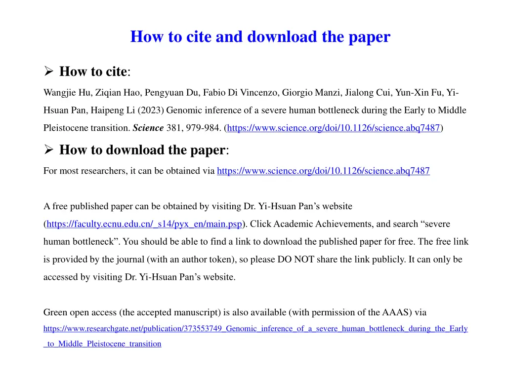 how to cite and download the paper