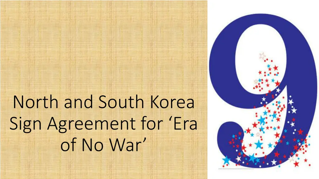 north and south korea sign agreement