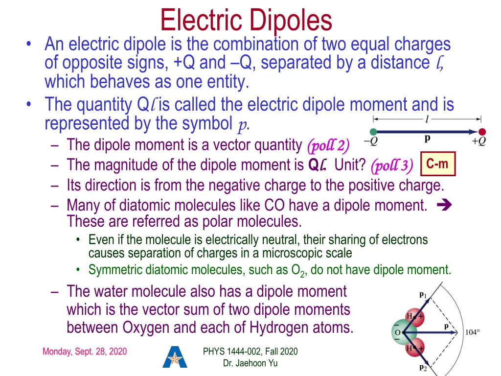 electric dipoles