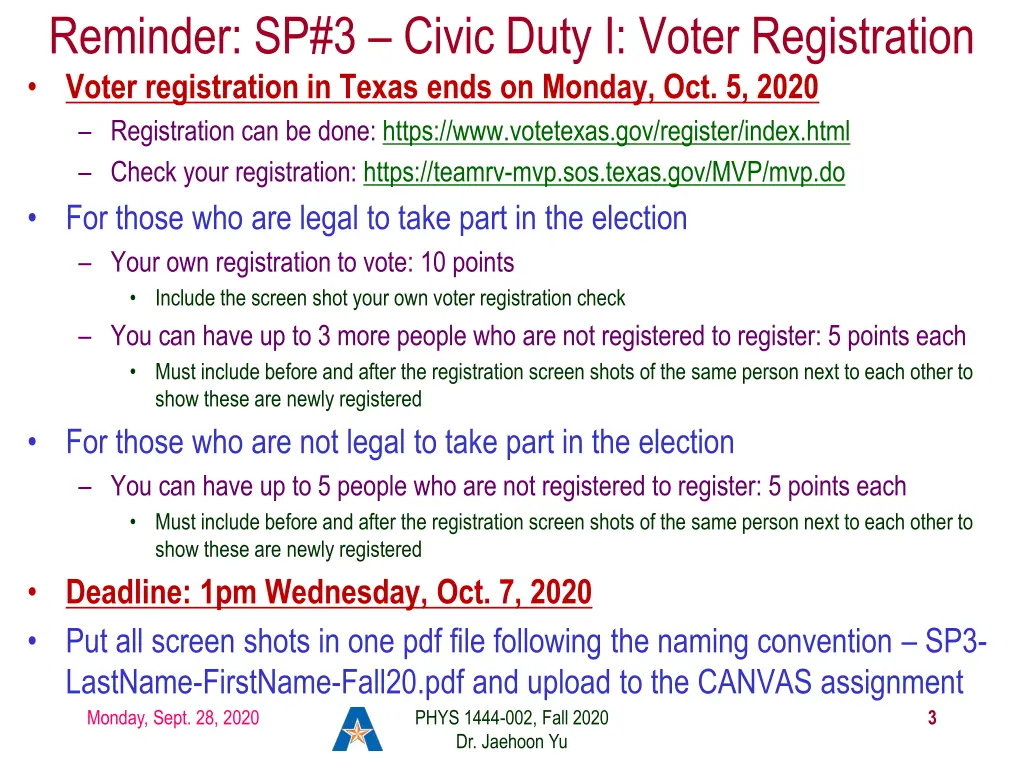 reminder sp 3 civic duty i voter registration