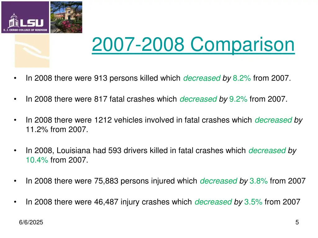 2007 2008 comparison