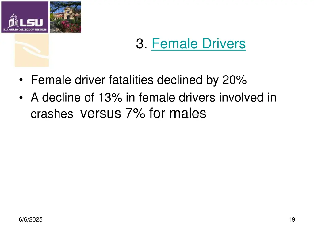 3 female drivers