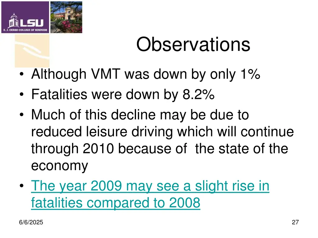 observations