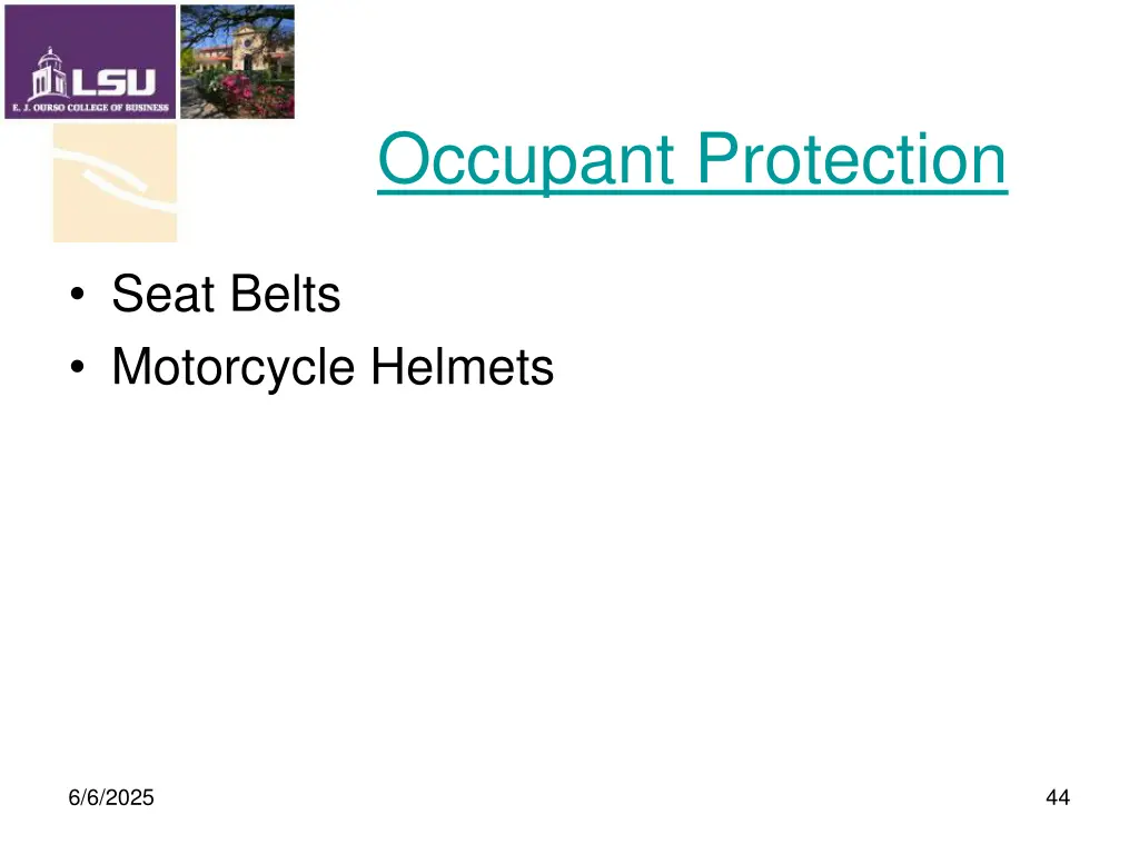 occupant protection